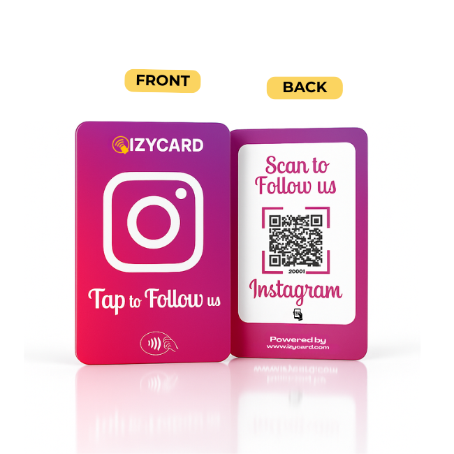 IzyCard Instagram Follow