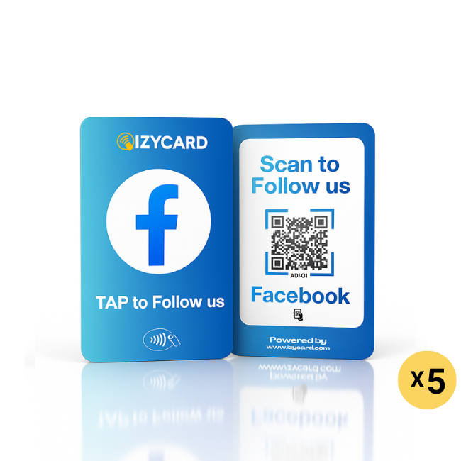 IzyCard Facebook Follow