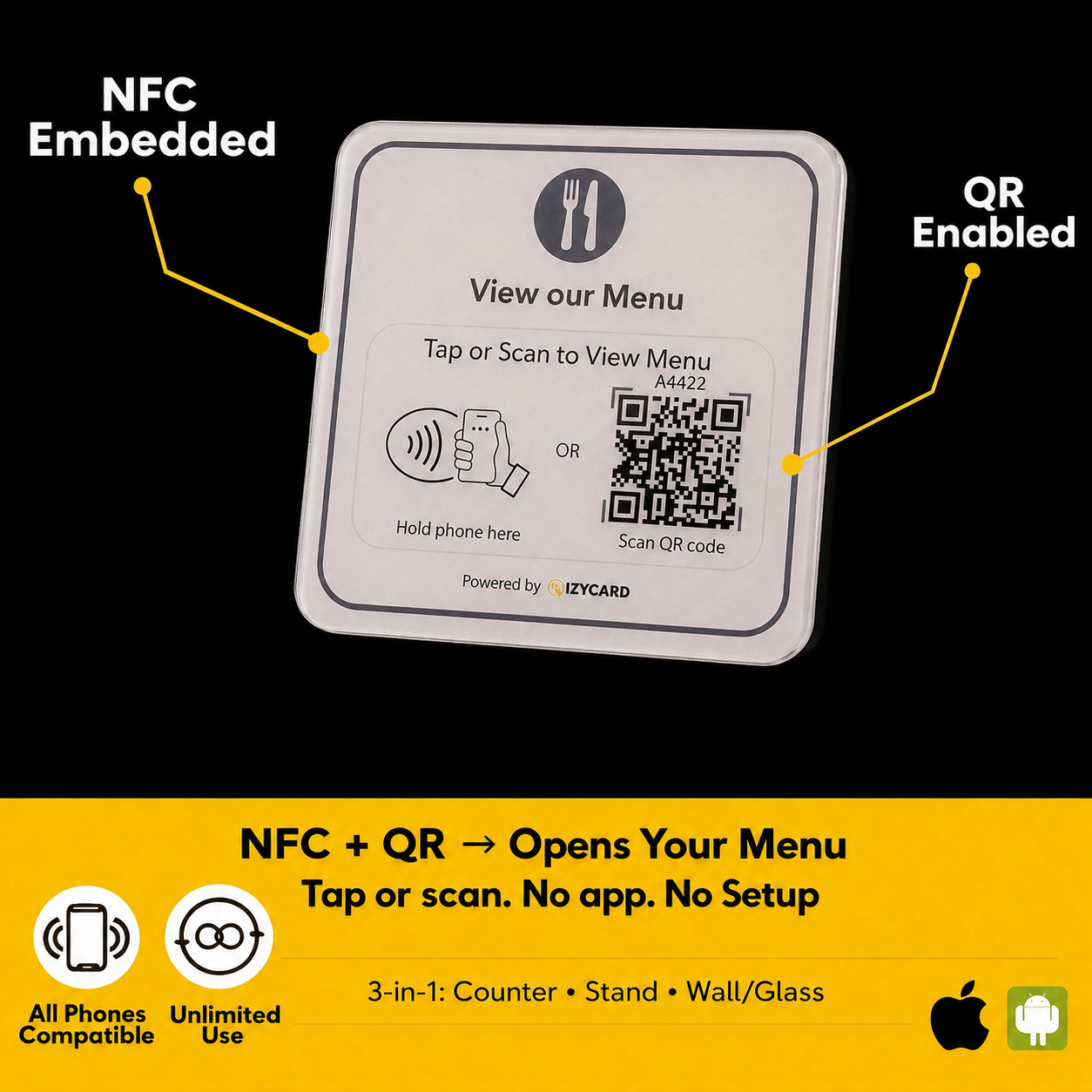 Menu Smart Stand (3-in-1)
