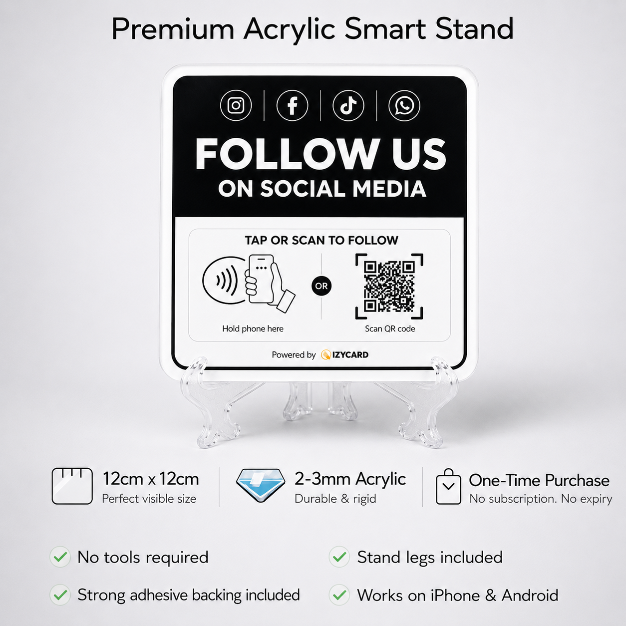 Social Media Smart Stand (3-in-1)