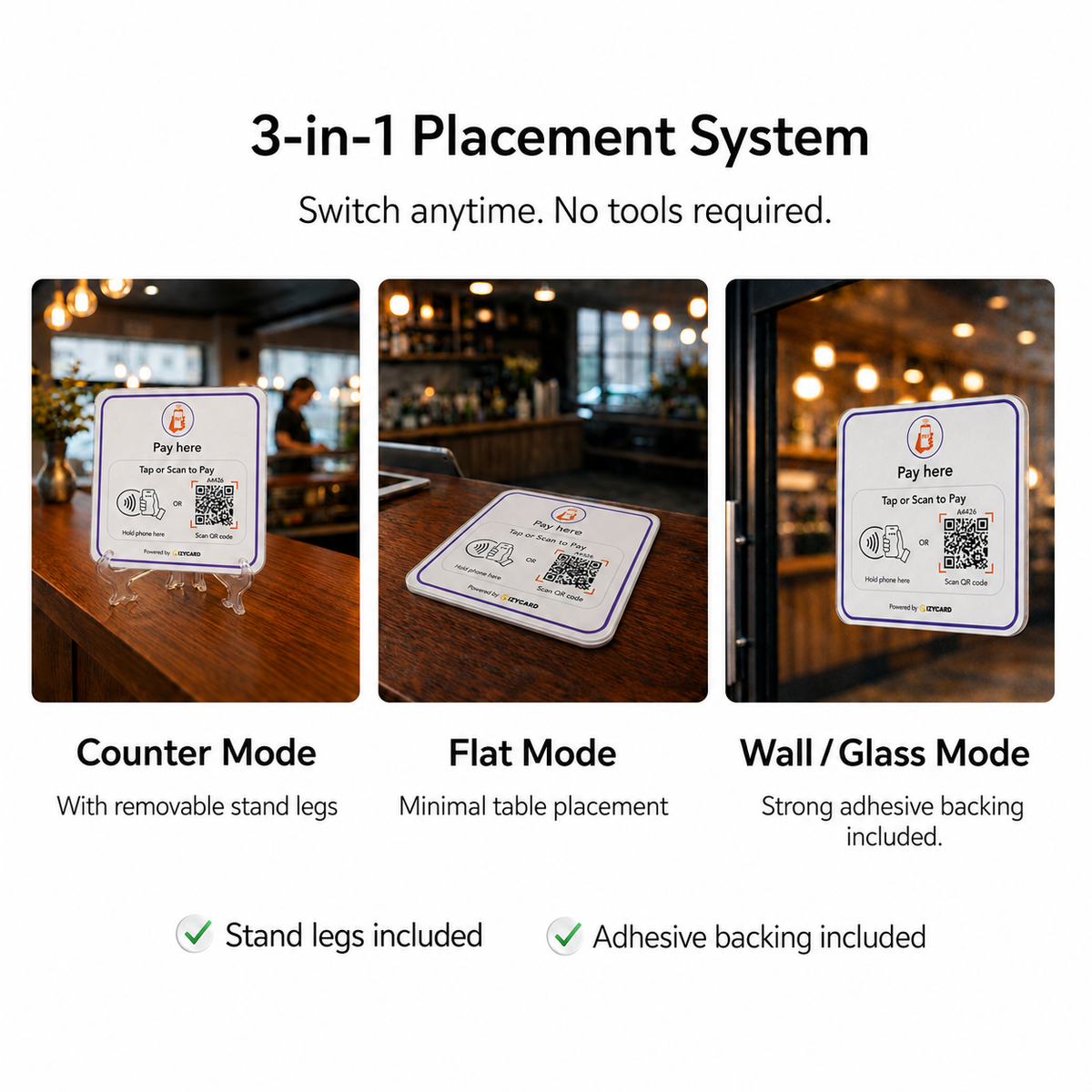 e-Payment Smart Stand (3-in-1)