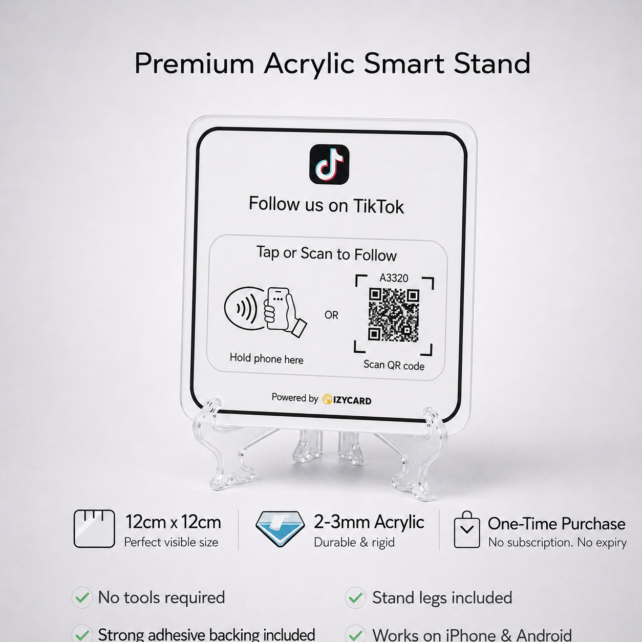 TikTok Follow Smart Stand (3-in-1)