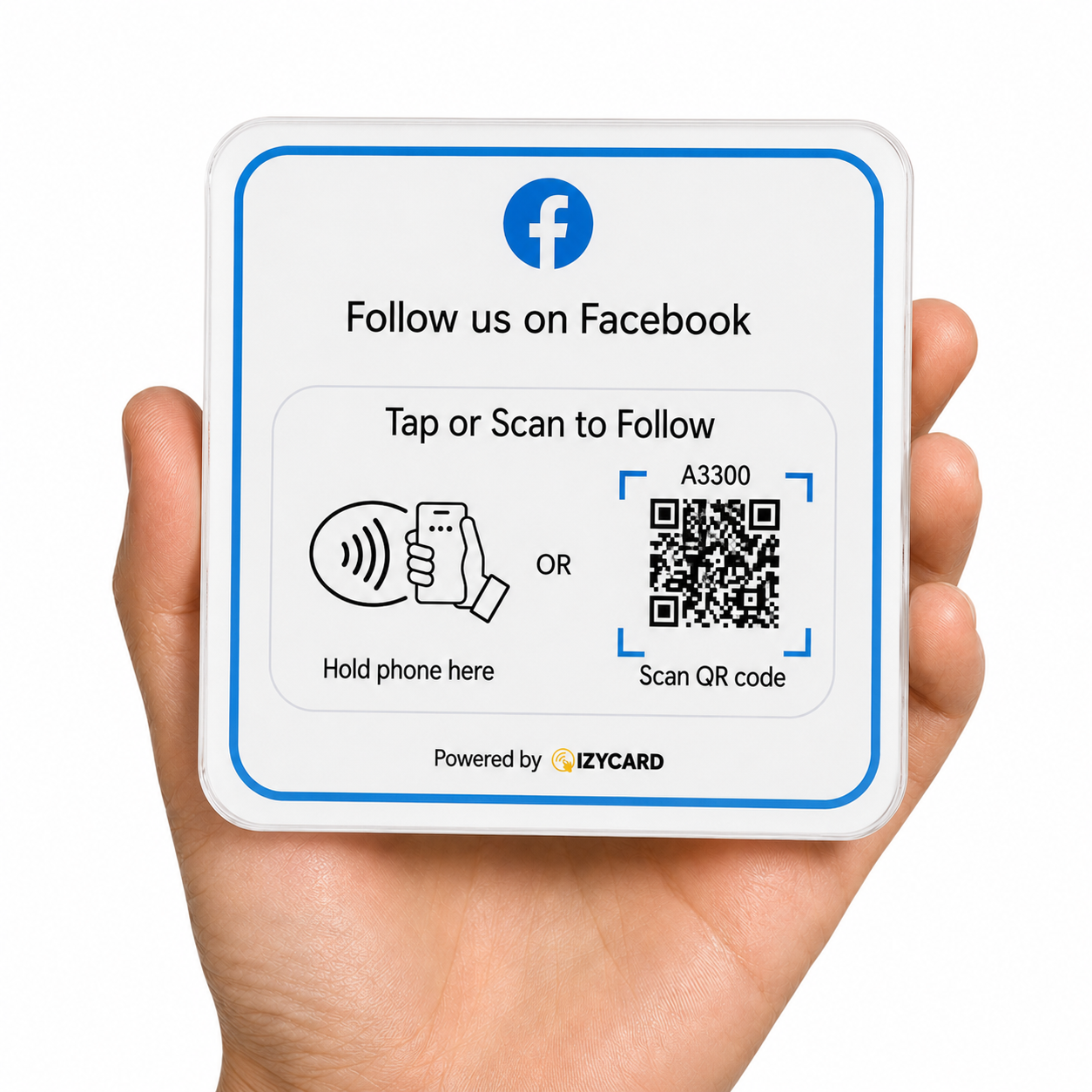 Facebook Follow Smart Stand (3-in-1)