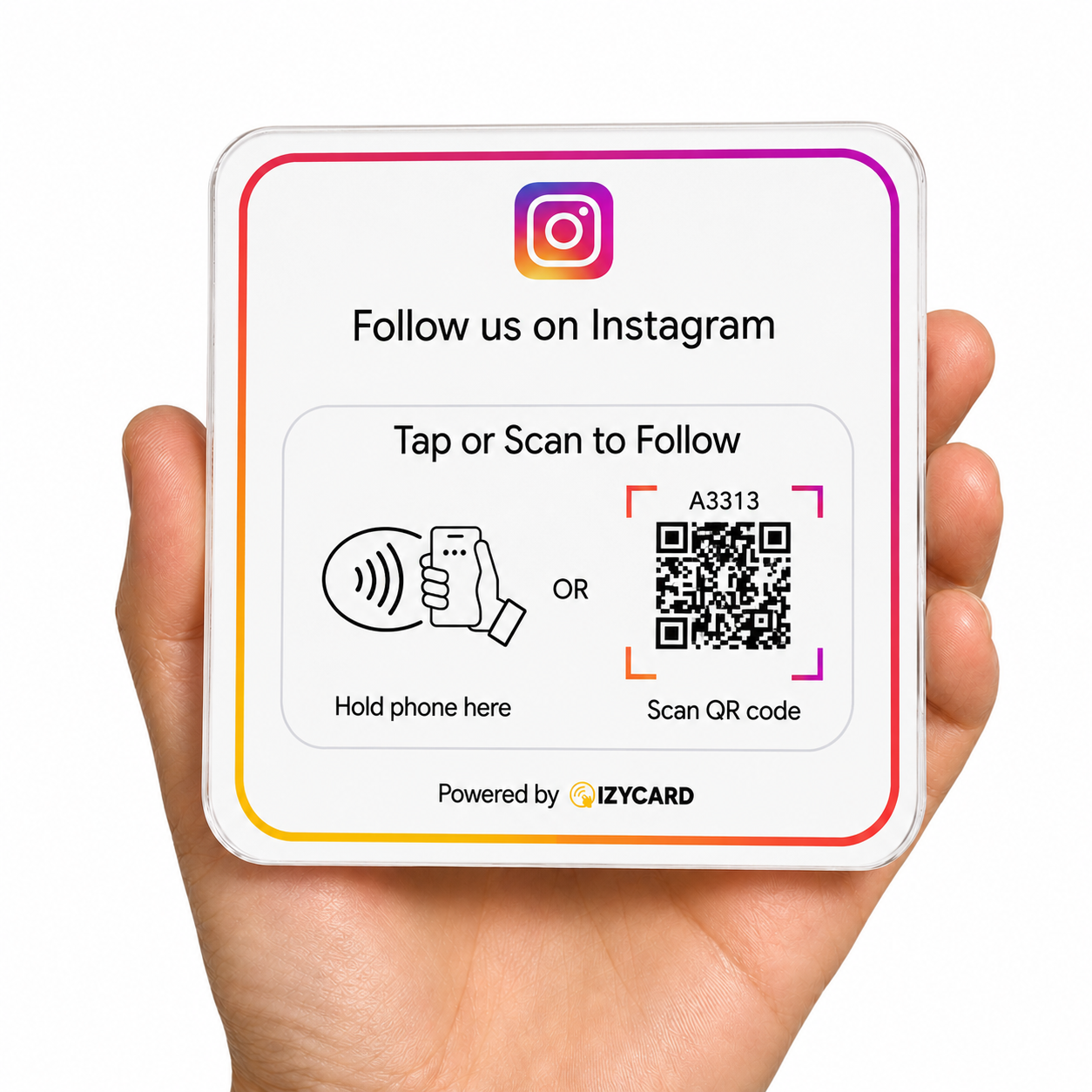 Instagram Follow Smart Stand (3-in-1)