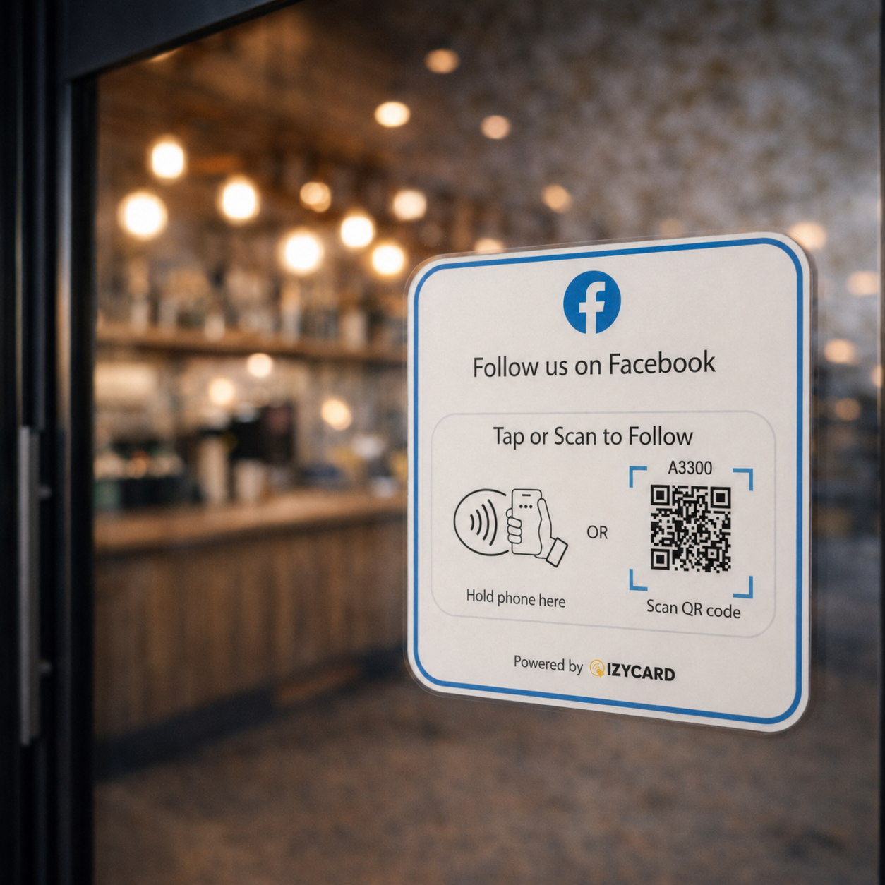 Facebook Follow Smart Stand (3-in-1)