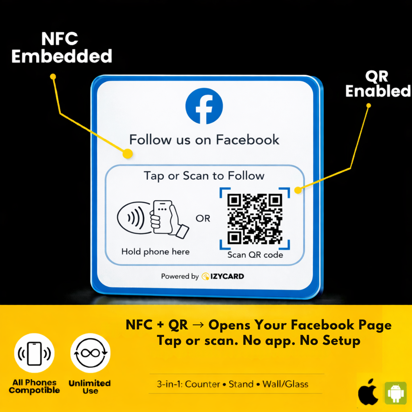 Facebook Follow IzyStand