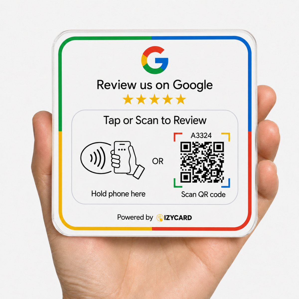 Google Review Smart Stand