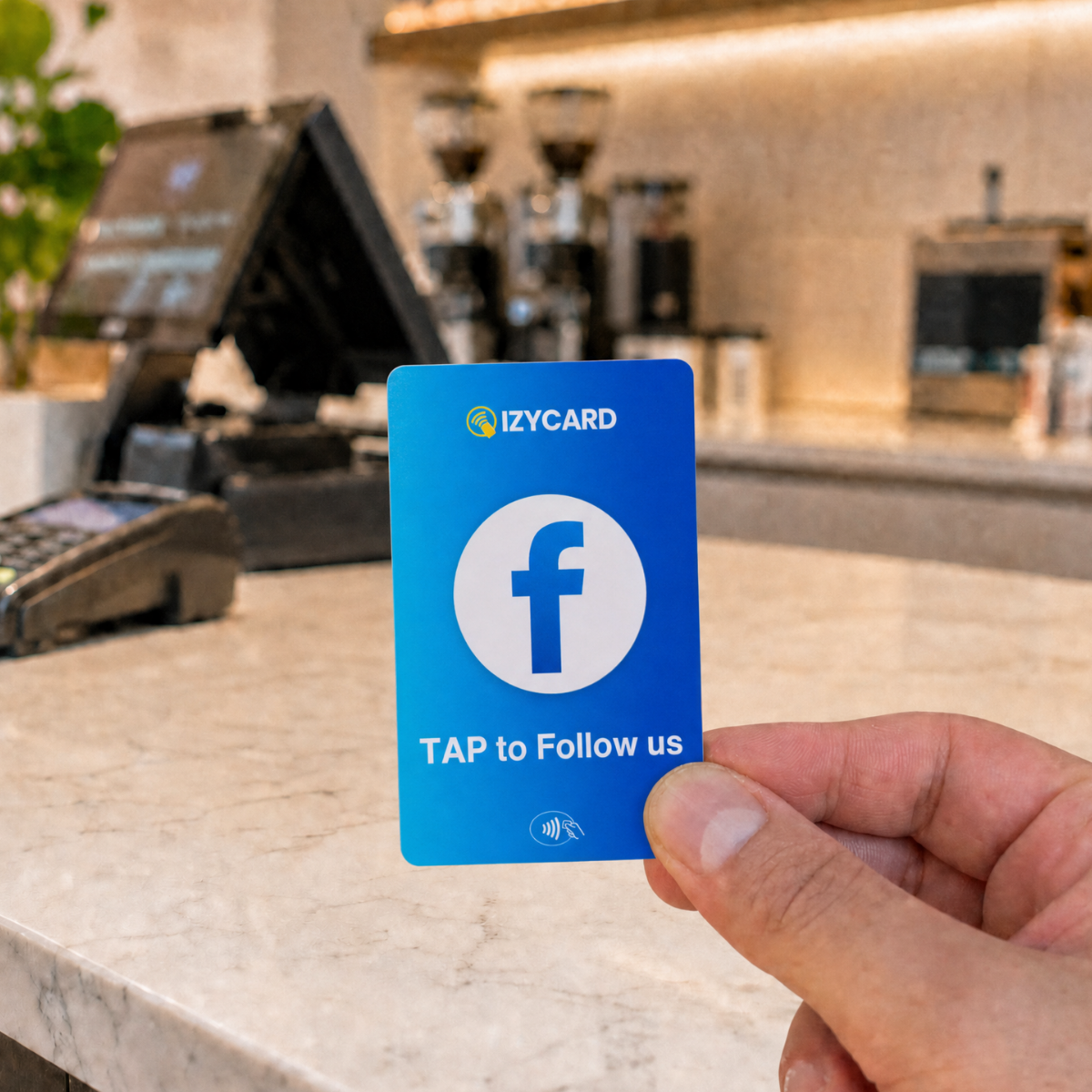 IzyCard Facebook Follow