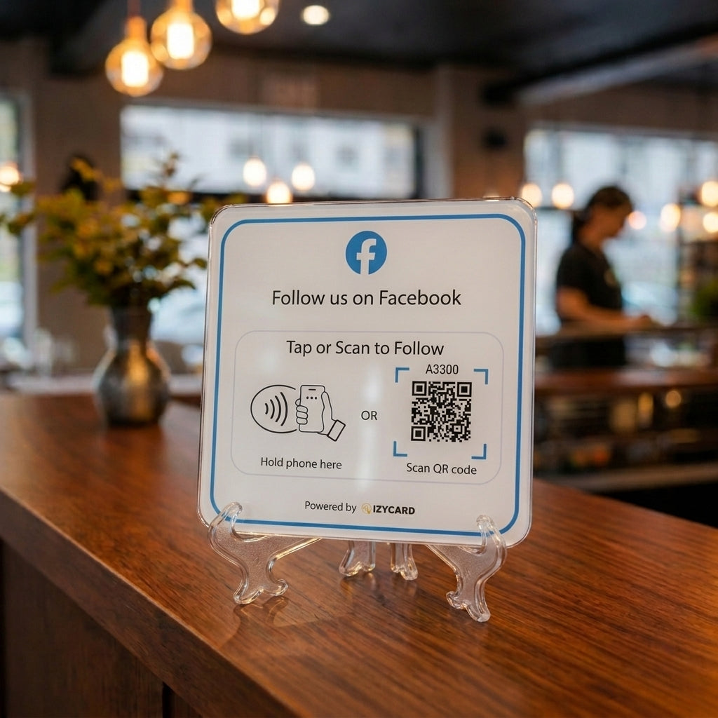 Facebook Follow Smart Stand (3-in-1)