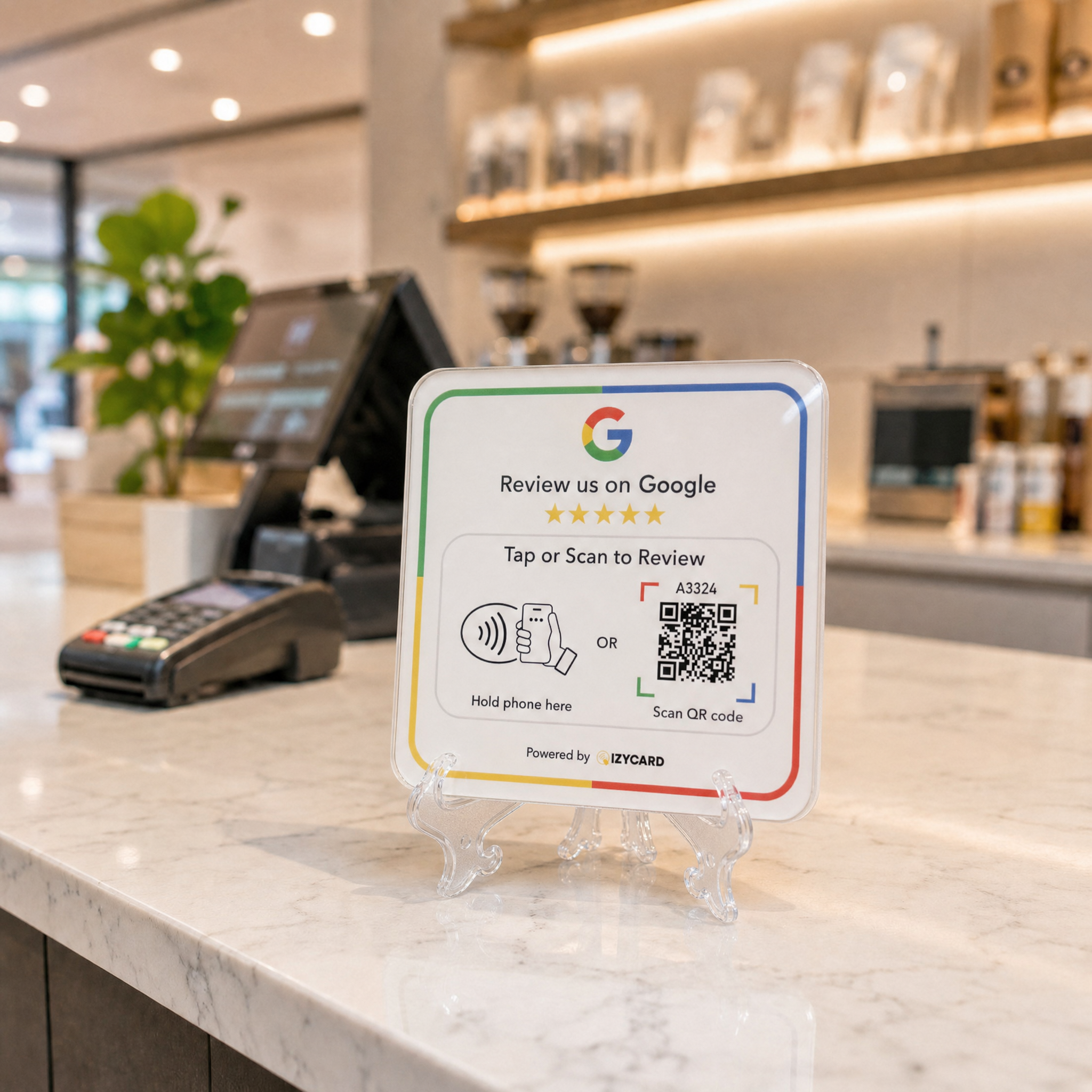 Google Review Smart Stand (3-in-1)