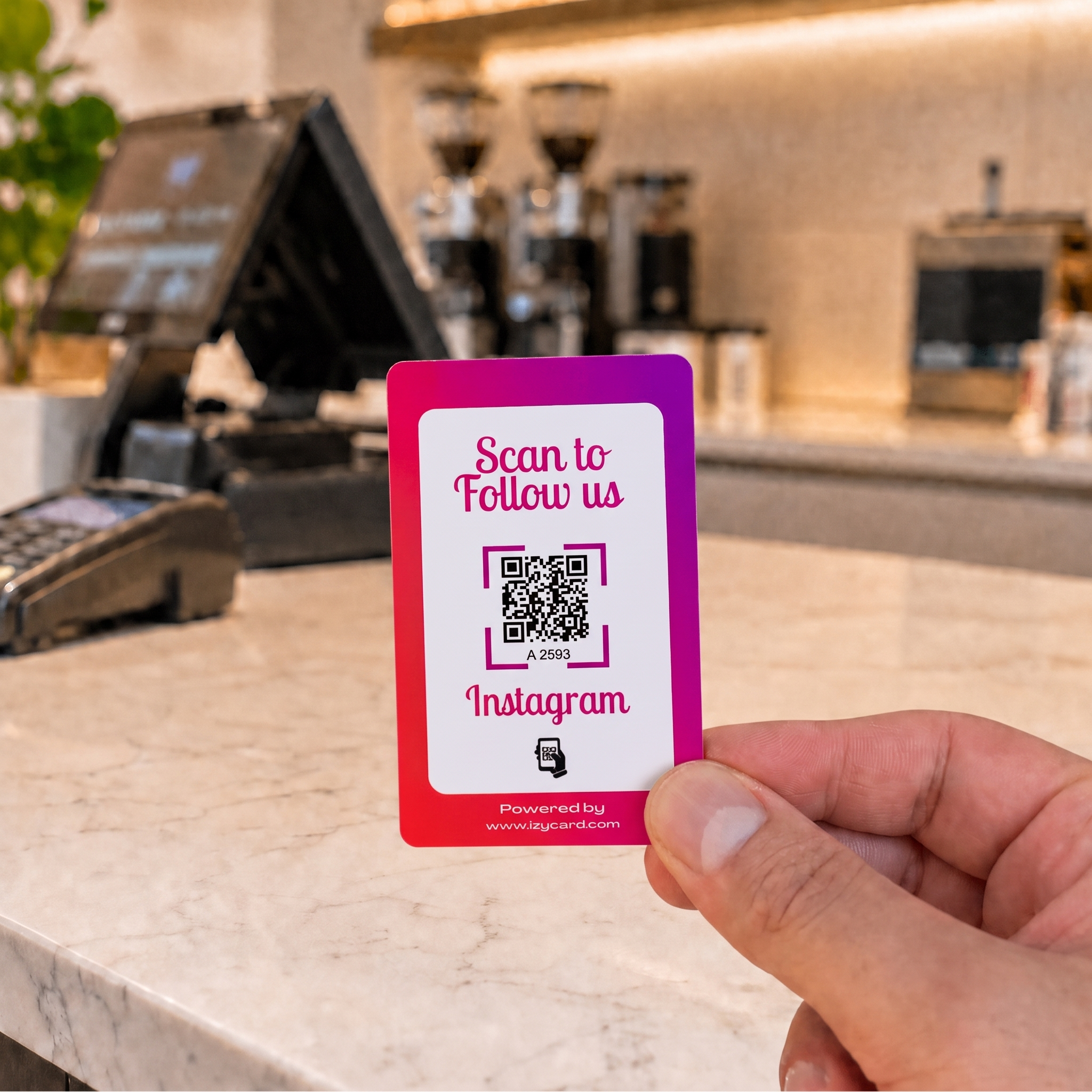 IzyCard Instagram Follow