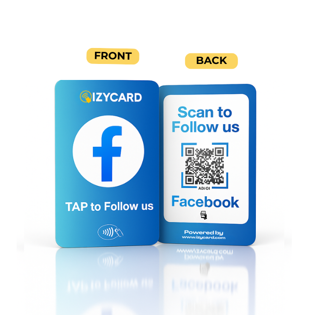 IzyCard Facebook Follow