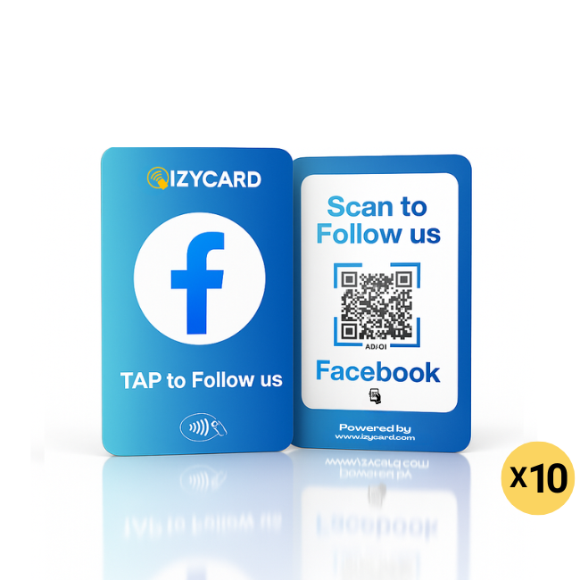 IzyCard Facebook Follow
