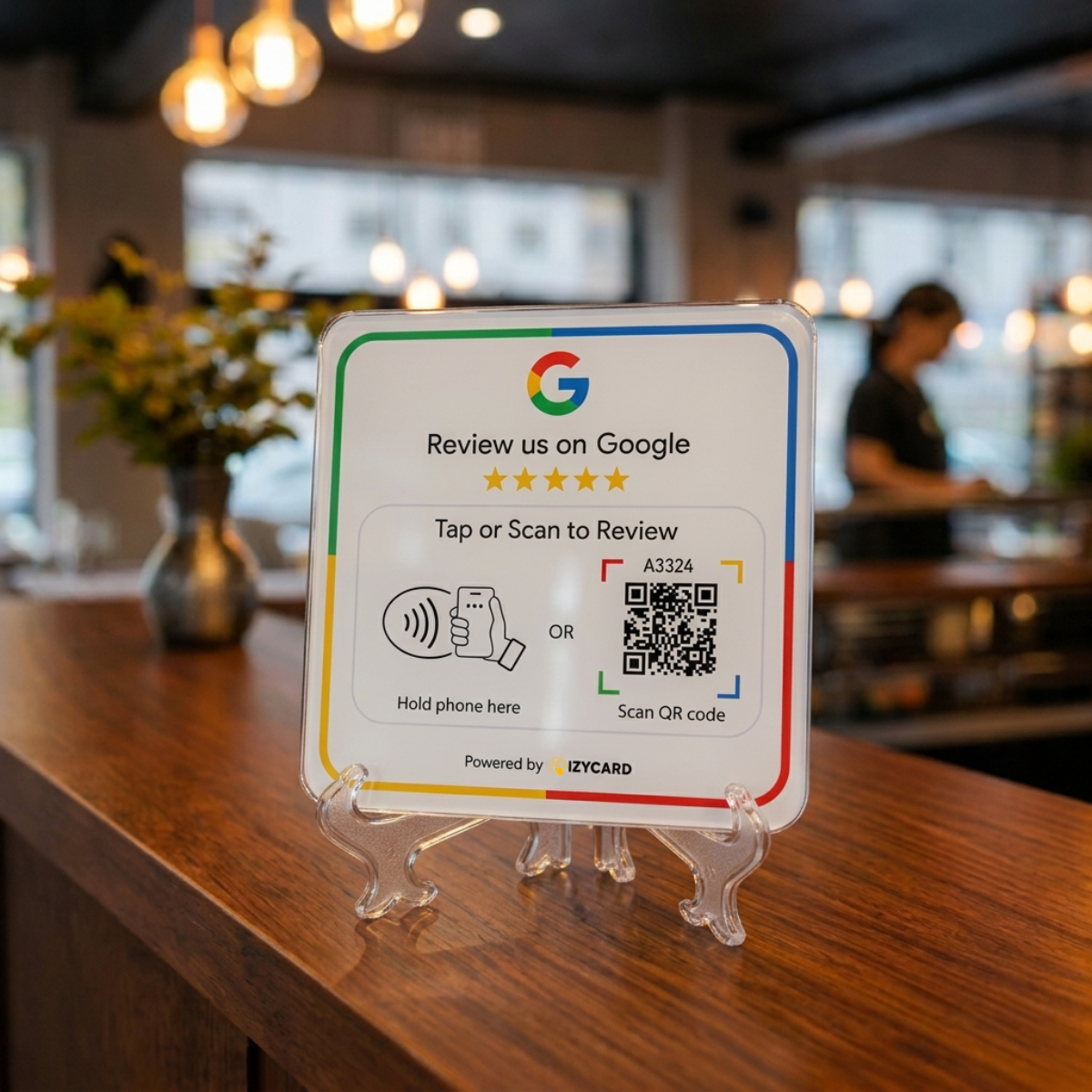 Google Review Smart Stand