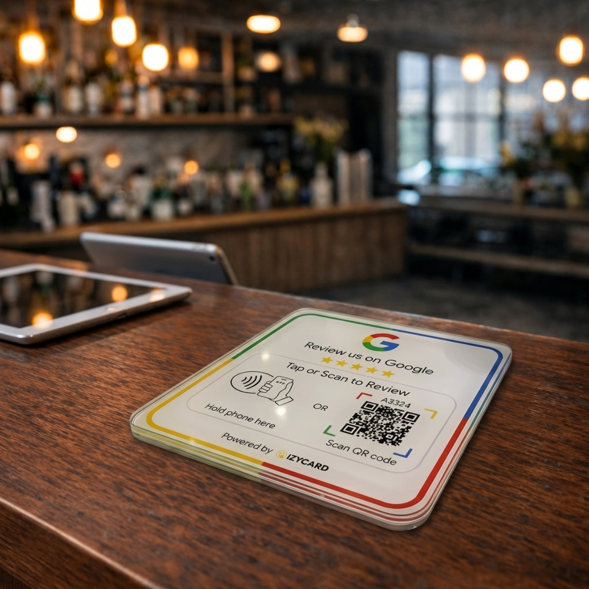 Google Review Smart Stand