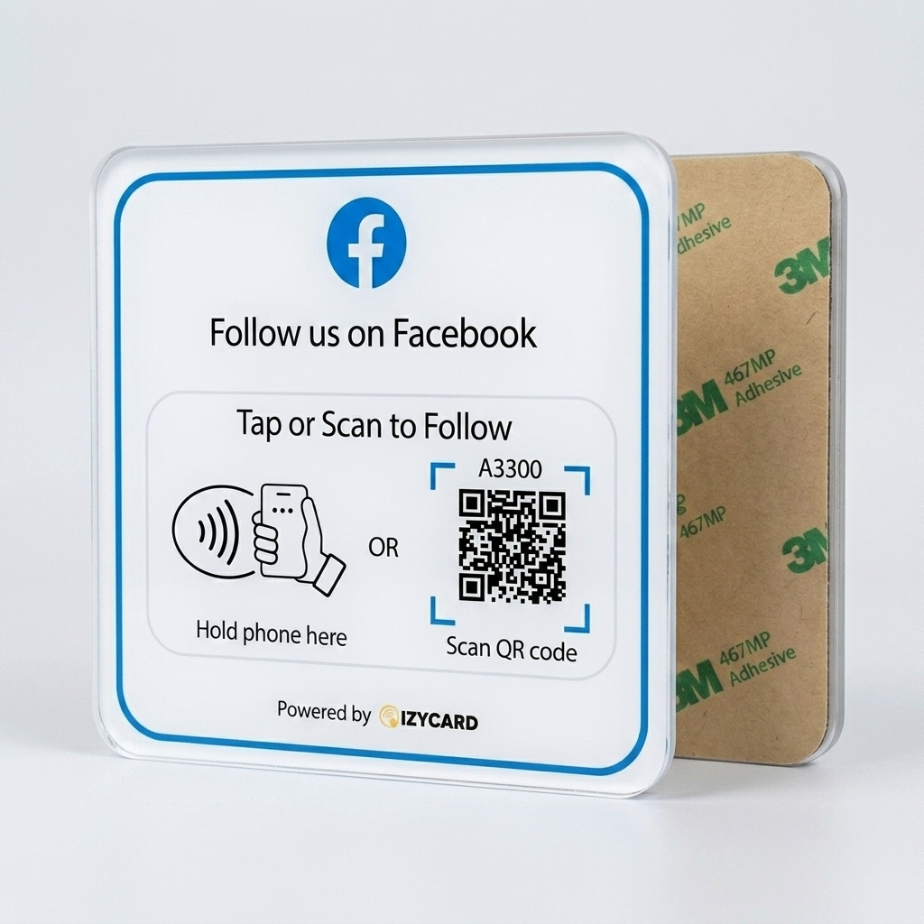 Facebook Follow Smart Stand (3-in-1)
