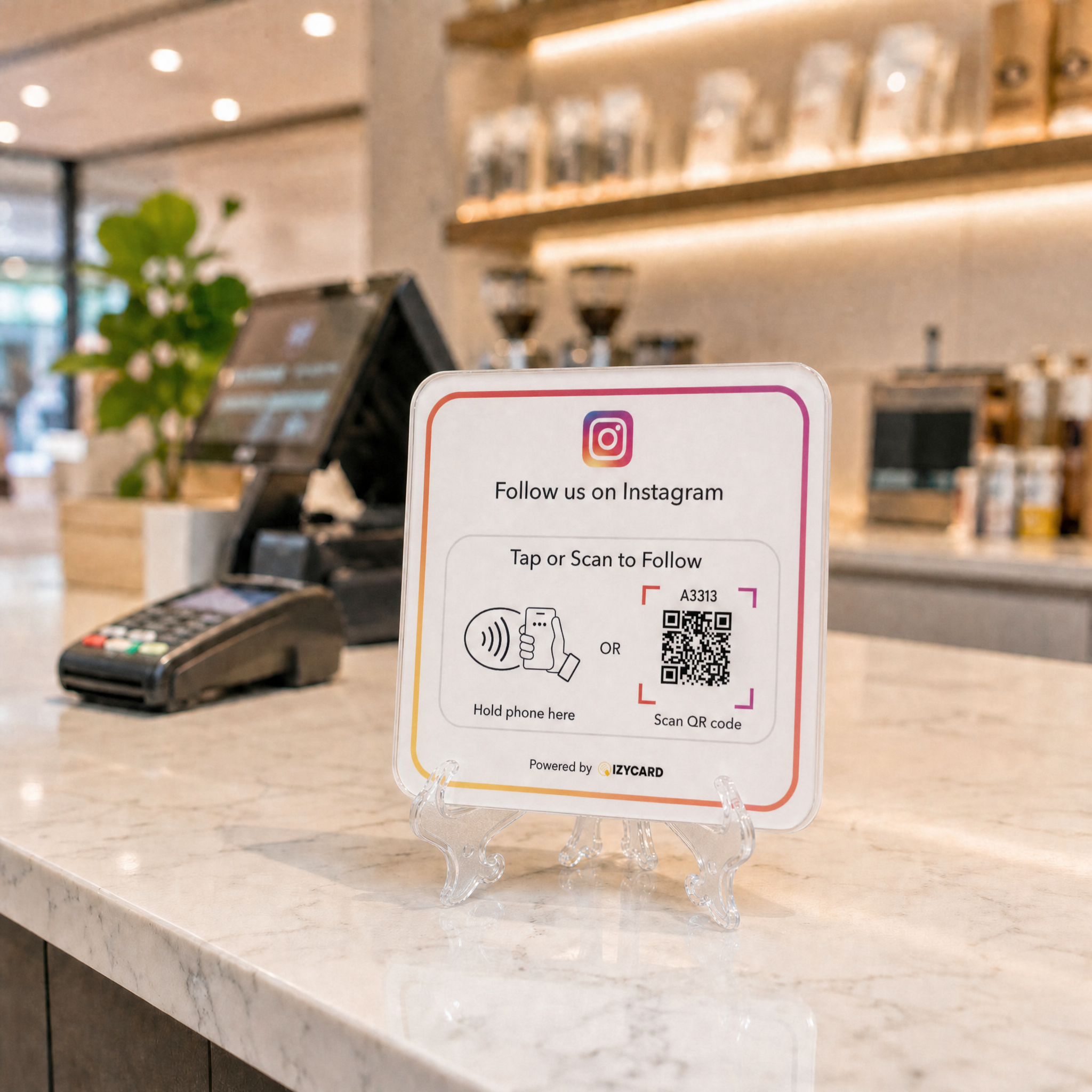 Instagram Follow Smart Stand (3-in-1)