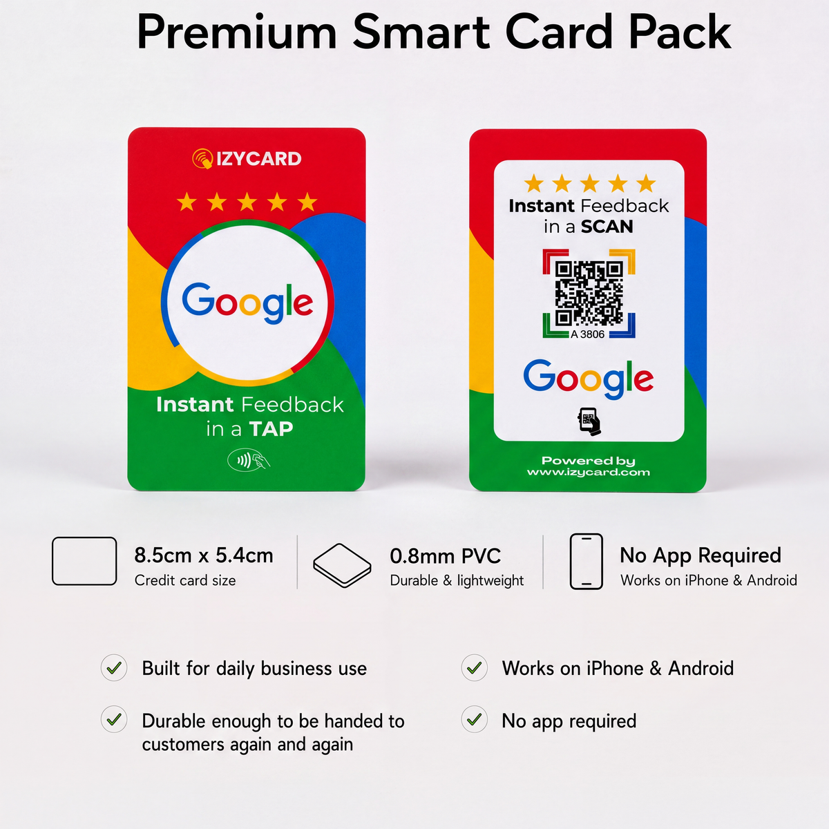 Google Review Smart Card